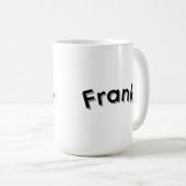 Jongens genaamd Frank, Koffiemok (Voorkant rechts)