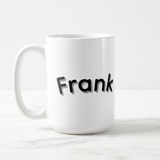 Jongens genaamd Frank, Koffiemok (Links)
