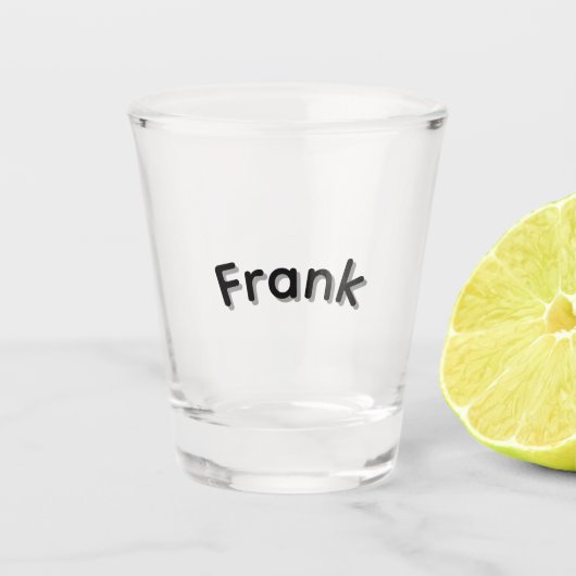 Jongens Genoemd Frank,Koeler Shot Glas (Voorkant)