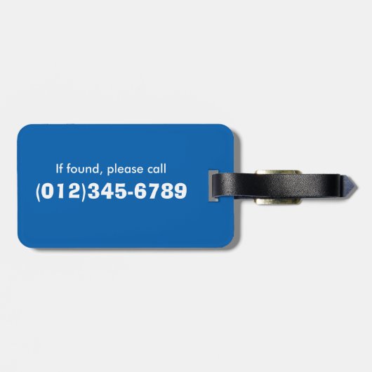 Jongens Gepersonaliseerd Baseball Theme Bagagelabe Bagagelabel (Achterkant horizontaal)