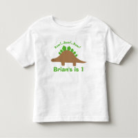 Jongens gepersonaliseerd Stegosaurus dinosaurus T-
