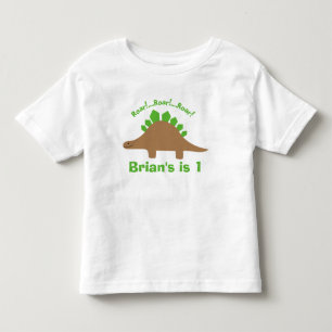 Jongens gepersonaliseerd Stegosaurus dinosaurus T- Kinder Shirts