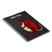 Jongens, gepersonaliseerde notebookdraak, mythisch notitieboek (Rechterzijde)