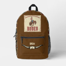 Jongens Gepersonaliseerde Rodeo Rugzak met Aztec D