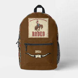 Jongens Gepersonaliseerde Rodeo Rugzak met Aztec D