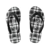 Jongens geruite teenslippers HAMbWG Kids Flip Flop (Voetbed)