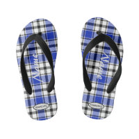 Jongens geruite teenslippers HAMbWG Kids teenslipp