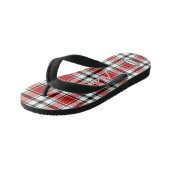 Jongens geruite teenslippers HAMbWG kids teenslipp (Schuin)
