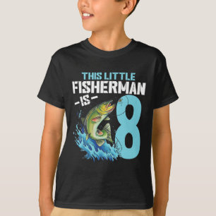 Jongens Gevist Verjaardag Shirt 8 jaar oude Boy Fi
