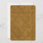 Jongens Gouden Grunge Chique Verjaardagsfeestuitno Kaart (Achterkant)