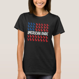 Jongens Grappig Kinder 4th of July Amerikaanse Dud T-shirt