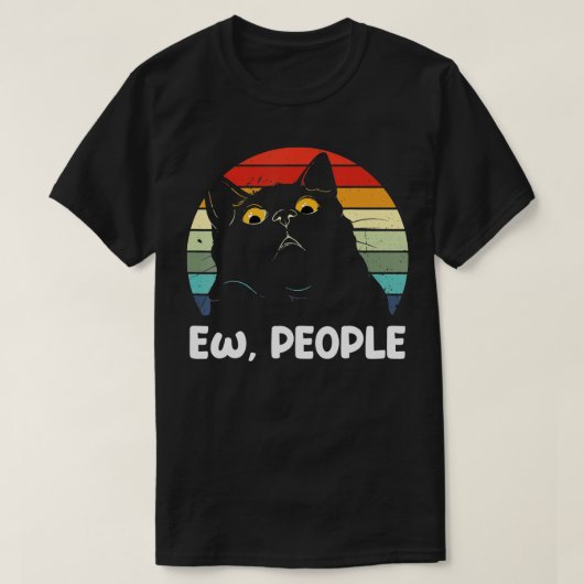 Jongens grappige Black Cat minnaar voor vrouwen ma T-shirt (Design voorkant)