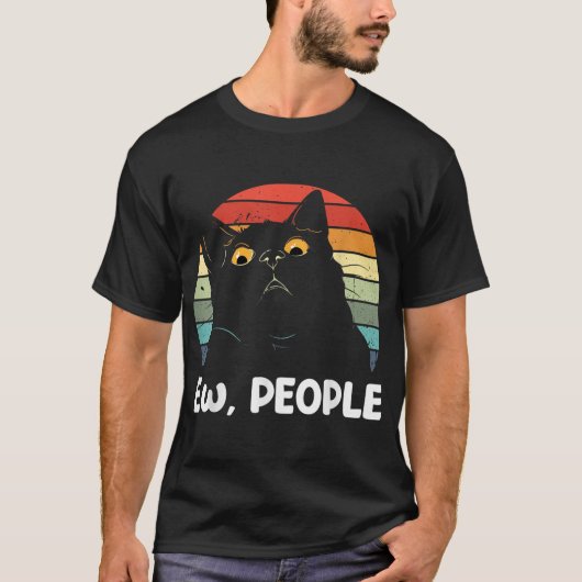 Jongens grappige Black Cat minnaar voor vrouwen ma T-shirt (Voorkant)