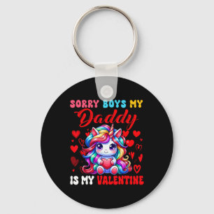 Jongens Grappige Grap Papa Is Mijn Valentijn Eenho Sleutelhanger