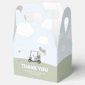 Jongens 'Green Hole-in-One Golf 1e verjaardag Bedankdoosjes (Geopend)