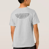 Jongen's Grijze T-Shirt Rainbow Jesus Saves (Achterkant)