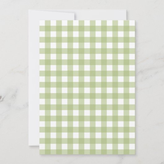 Jongens Groene Gans Eerste Verjaardag Tijd Capsule Kaart (Achterkant)