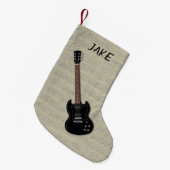 Jongens Guitar Specialized Kerstmis Stocking Kleine Kerstsok (Voorkant (Hangend))