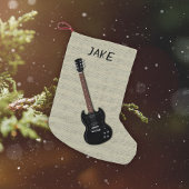 Jongens Guitar Specialized Kerstmis Stocking Kleine Kerstsok