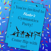Jongens Gymnastics Birthday Party