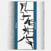 Jongens Gymnastiek Fleece Deken w / Zijn naam (Voorkant)