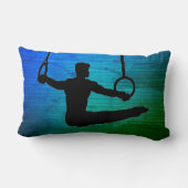 Jongens Gymnastiek Gepersonaliseerd Sierkussen Kussen (Achterkant)