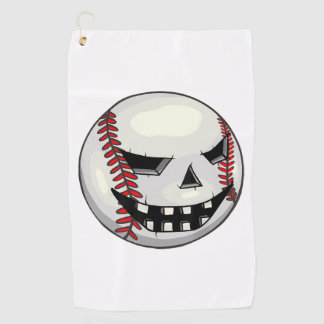 Jongens Halloween Jack O lantaarn honkbalspeler Golfhanddoek