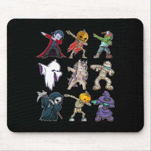Jongens Halloween Pompoen Skelet Kinder Pompoen Da Muismat