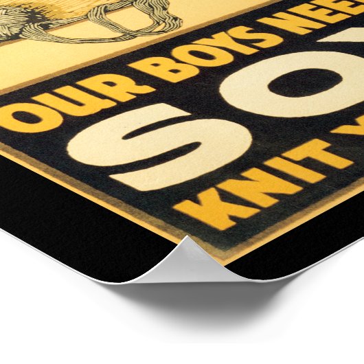 Jongens hebben sox nodig tijdens de Tweede Wereldo Poster (Hoek)