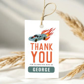 Jongens Heet Auto Verjaardag | Favoriet Koele Vlam Cadeaulabel