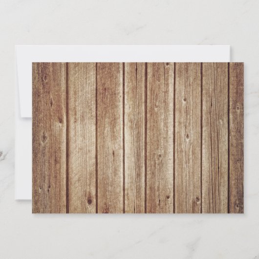 Jongens Herten Jacht Verjaardag Uitnodiging (Achterkant)