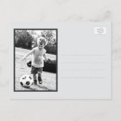 Jongens High School Afstuderen 2 Foto-uitnodiginge Uitnodiging Briefkaart (Achterkant)