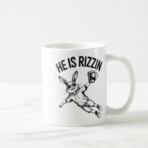Jongens Hij Is Opgewekt Konijn Gezicht Sungles Hon Koffiemok