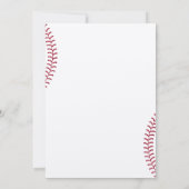 Jongens Honkbal 2e Verjaardagsfeestje Batter Up Kaart (Achterkant)