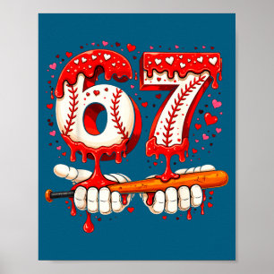 Jongens Honkbal 67 Ijsdruppel Poster