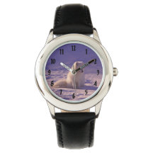 Jongens horloge met witte vos