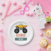 Jongens Hot Truck Kids Verjaardag Papieren Bordje (Feest)