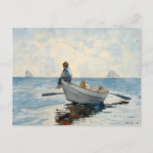 Jongens in een Dory | Winslow Homer Briefkaart (Voorkant)