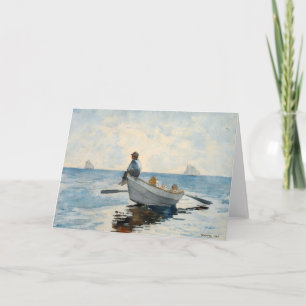 Jongens in een Dory   Winslow Homer Kaart