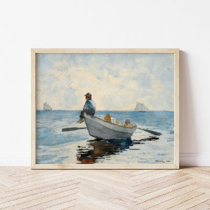 Jongens in een Dory   Winslow Homer Poster
