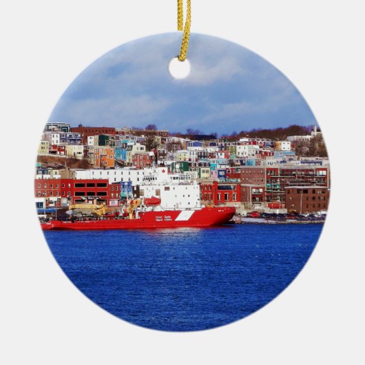 Jongens in St. John's huizen Keramisch Ornament (Voorkant)