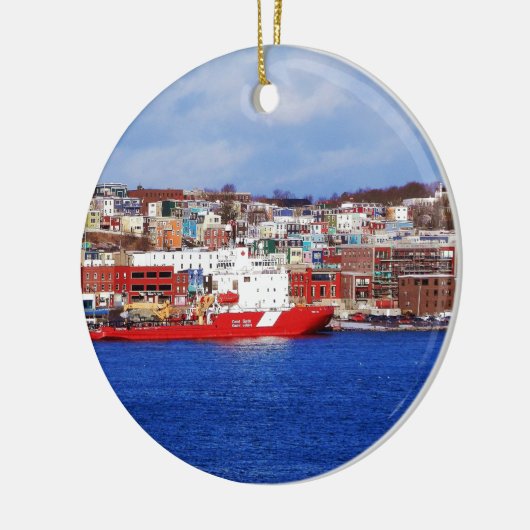 Jongens in St. John's huizen Keramisch Ornament (Links)