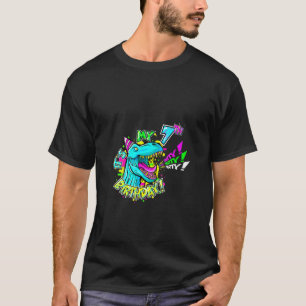 Jongens jongens 7 jaar oud T Rex Birthday Partij K T-shirt