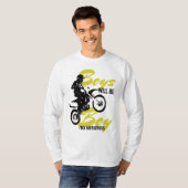 Jongens: jongens FMX Motocross lange hoes T-shirt (Voorkant volledig)