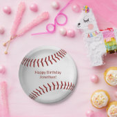 jongens jongens honkbalwedstrijd papieren bordje (Feest)