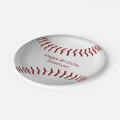 jongens jongens honkbalwedstrijd papieren bordje (Gekanteld)