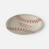 jongens jongens honkbalwedstrijd papieren bordje (Gekanteld)