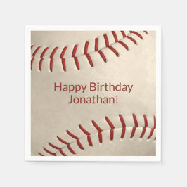 jongens jongens honkbalwedstrijd servet