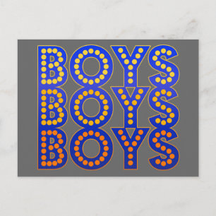 Jongens Jongens Jongens Briefkaart