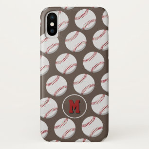 jongens jongens jongens sport baseballetjes monogr Case-Mate iPhone case